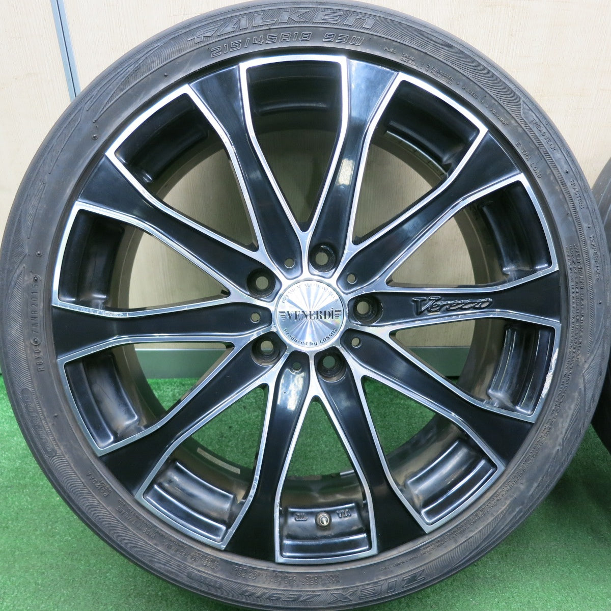 *送料無料* 4本価格★VENERDi Verezzo COSMIC 215/45R18 ファルケン ジークス ZE914 ヴェネルディ ヴェレッツォ PCD114.3/5H★4042803HAノ