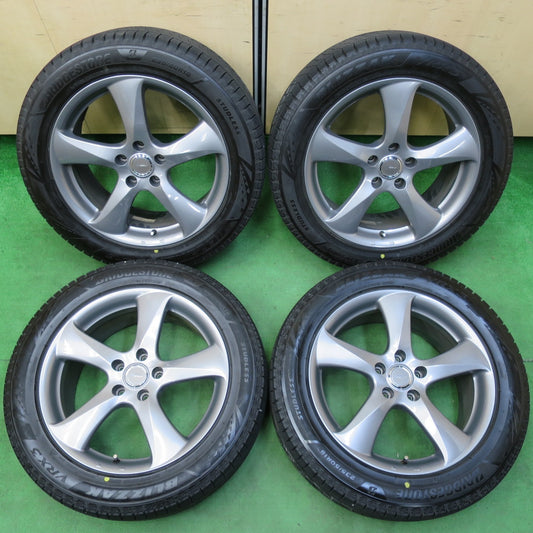 *送料無料* バリ溝！22年！キレイ！9.5分★スタッドレス 235/50R18 ブリヂストン ブリザック VRX3 TOPRUN トップラン 18インチ PCD114.3/5H★4080601イス