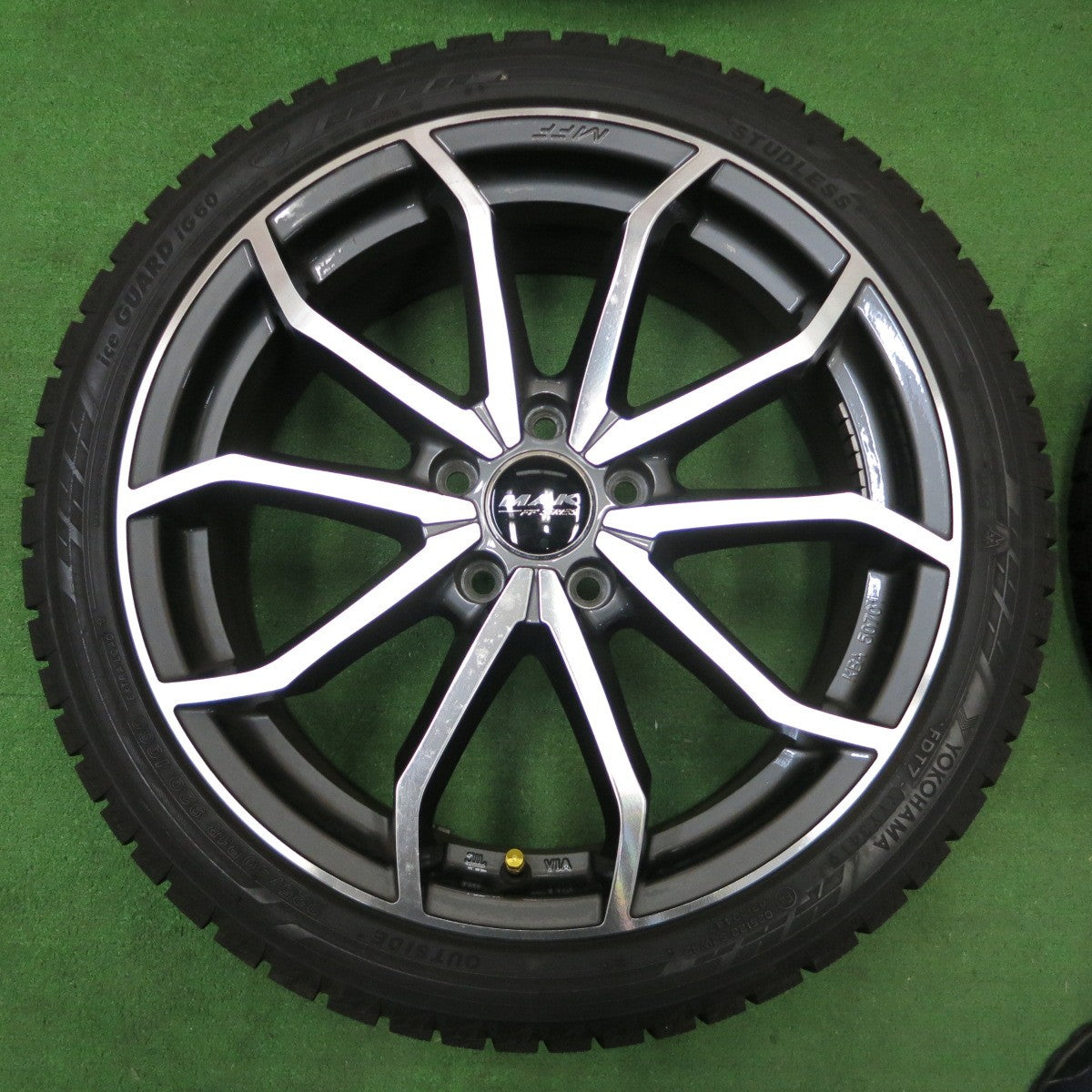 *送料無料* 4本価格★ベンツ 等 MAK FF SERIES 225/40R18 スタッドレス ヨコハマ アイスガード iG60 18インチ PCD112/5H★4060503ナス