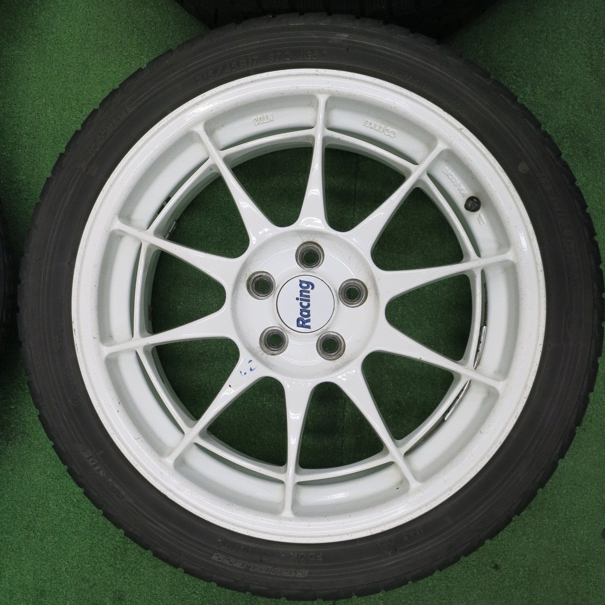 [送料無料] 4本価格★86 BRZ 等 ENKEI Racing NT03 215/45R17 スタッドレス ヨコハマ アイスガード iG50 エンケイ レーシング 17インチ PCD100/5H★4112704TNス