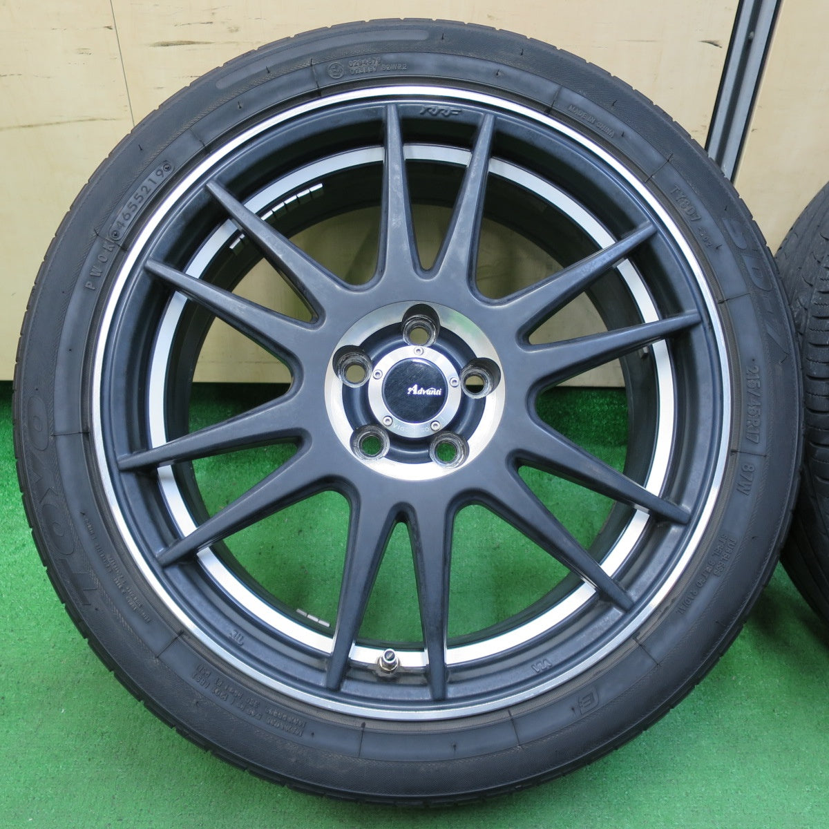 *送料無料* 4本★プリウス等 Advanti VIGOROSO RRF N948 215/45R17 トーヨー SD-7 アドヴァンティ ヴィゴロッソ PCD100/5H★4061402イノ