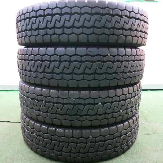 *送料無料* バリ溝！20年！8.5分★トラック タイヤ 195/85R16 114/112N ブリヂストン エコピア M812 ミックス オールシーズン 16インチ★4071408HAノタ