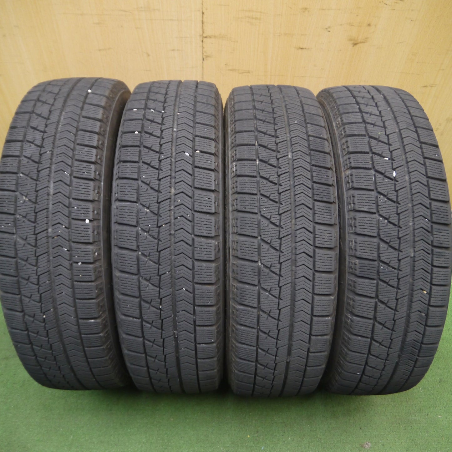 *送料無料* キレイ！20年★スタッドレス 155/65R14 ブリヂストン ブリザック VRX JOKER ジョーカー 14インチ PCD100/4H★4050710Hス