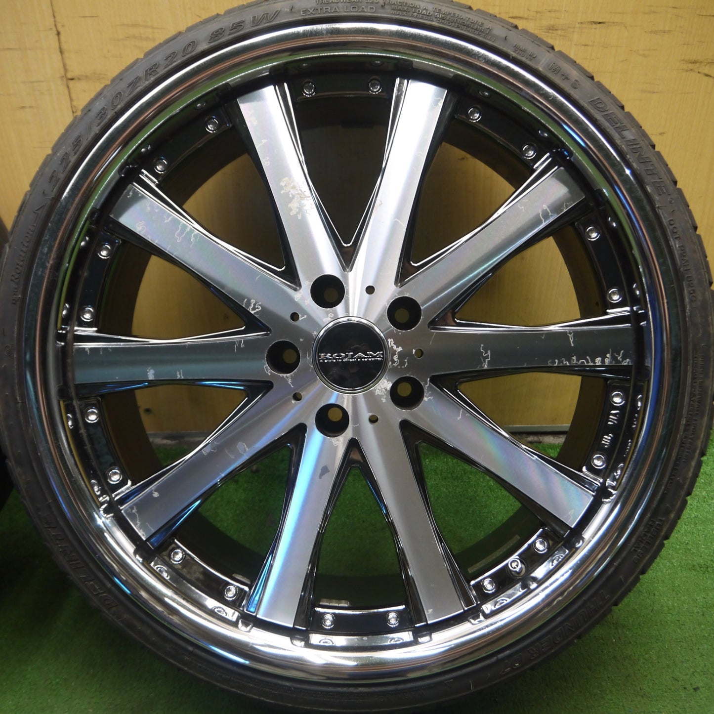 *送料無料* 2本価格★ROJAM 225/30R20 デリンテ サンダー D7 ニットー NEO テク GEN 20インチ PCD114.3/5H★4040108Hノ