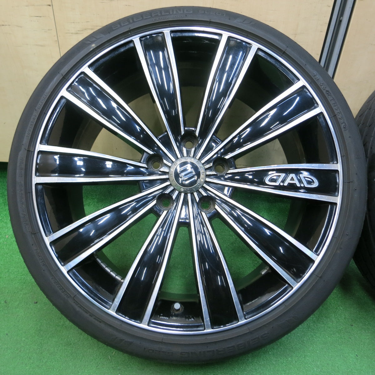 *送料無料* 4本！21年★D.A.D GARSON 215/40R18 レーダー Dimax R8+ セイバーリング SL201 18インチ DAD ギャルソン PCD114.3/5H★4042310イノ