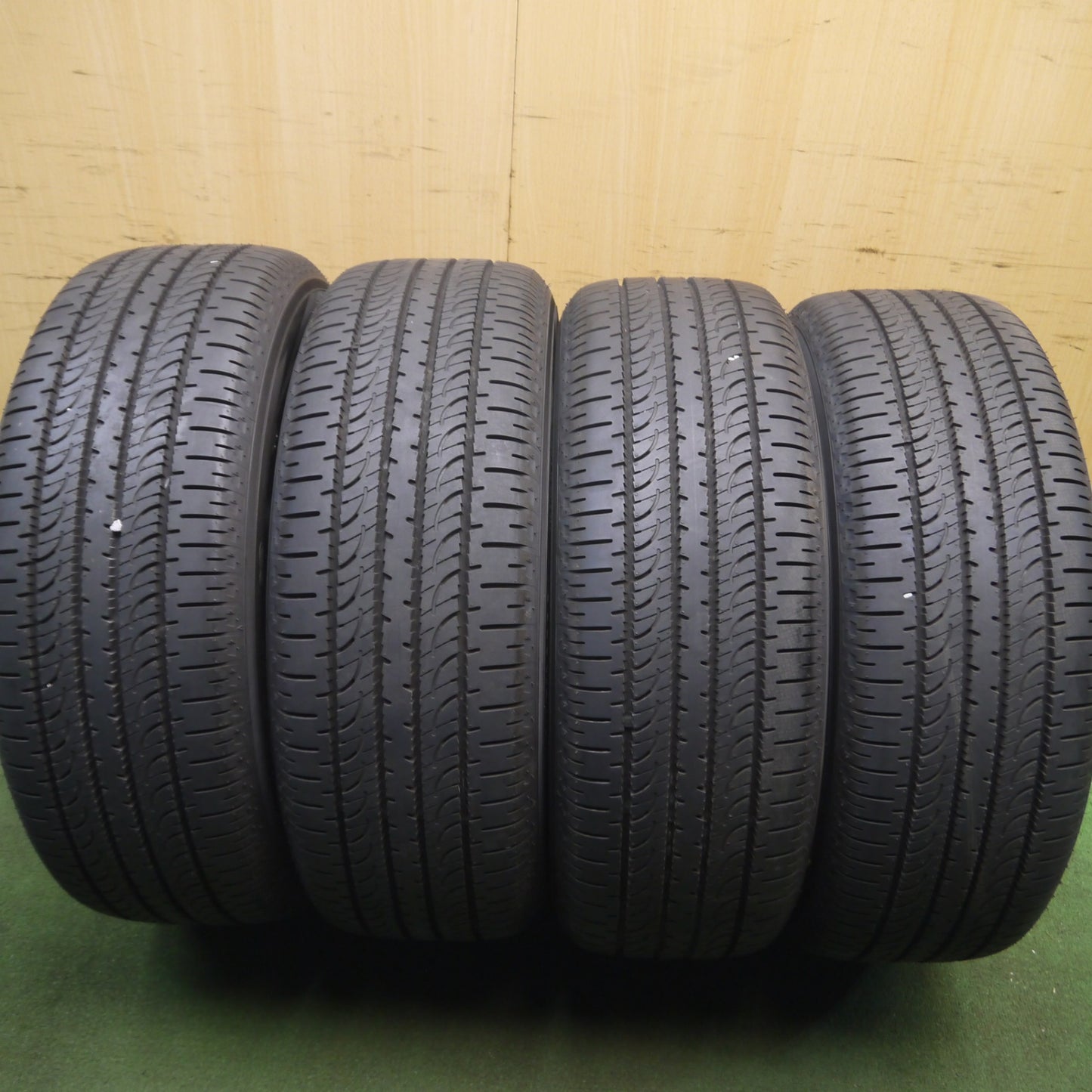 *送料無料* 新車外し！22年★三菱 デリカ D:5 純正 225/55R18 ヨコハマ ジオランダー SUV G055 18インチ D5 PCD114.3/5H★4031907Hノ