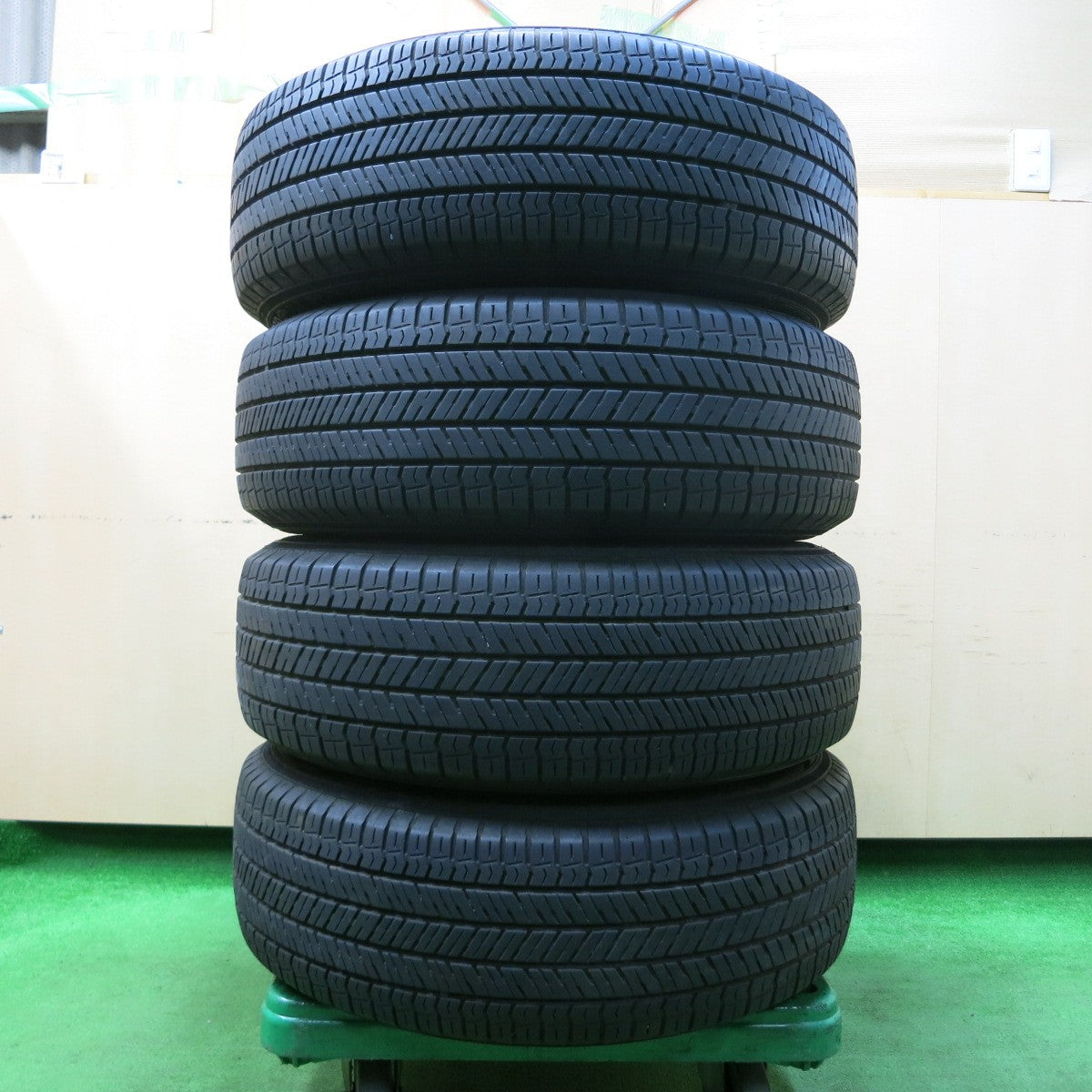 *送料無料* キレイ★トヨタ 60系 ハリアー 純正 225/65R17 ヨコハマ ジオランダー G91 17インチ PCD114.3/5H★4041603イノ