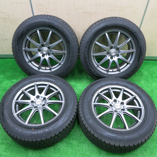 *送料無料* バリ溝！キレイ！9.5分以上★LOXARNY SPORT 225/65R17 スタッドレス グッドイヤー アイスナビ SUV ロクサーニ 17インチ PCD114.3/5H★4072502HAス