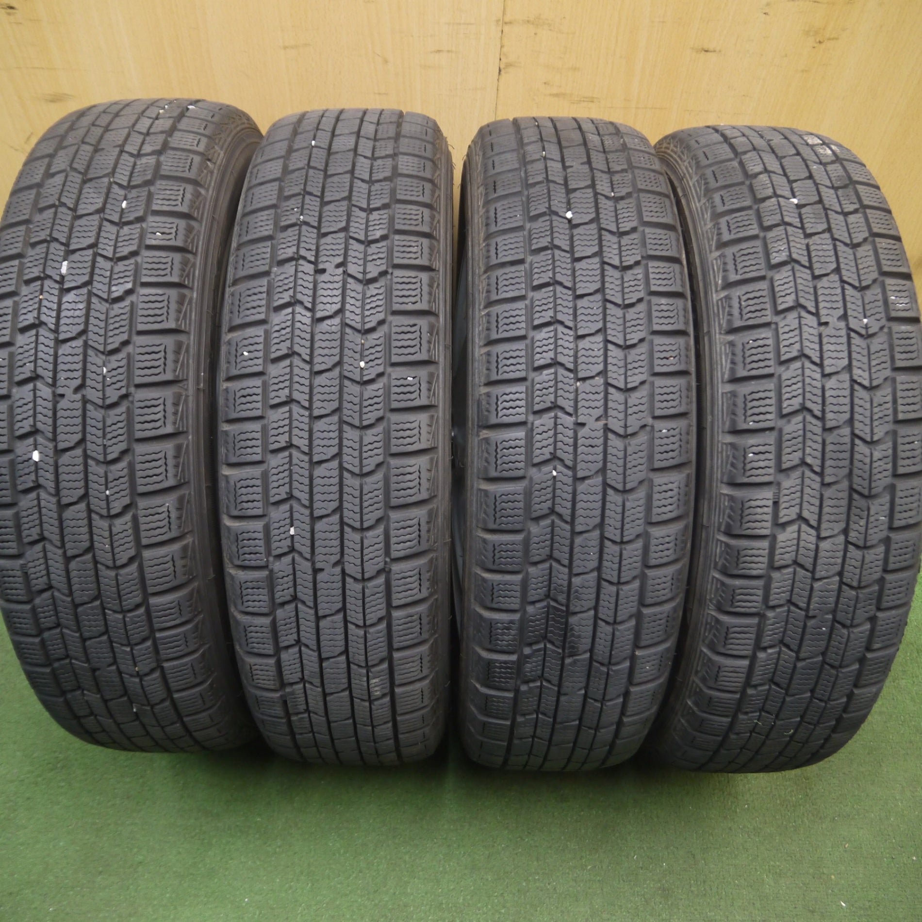 *送料無料* 4本価格★スタッドレス 155/65R14 ダンロップ DSX-2 JOKER ジョーカー 14インチ  PCD100/4H★4072301Hス