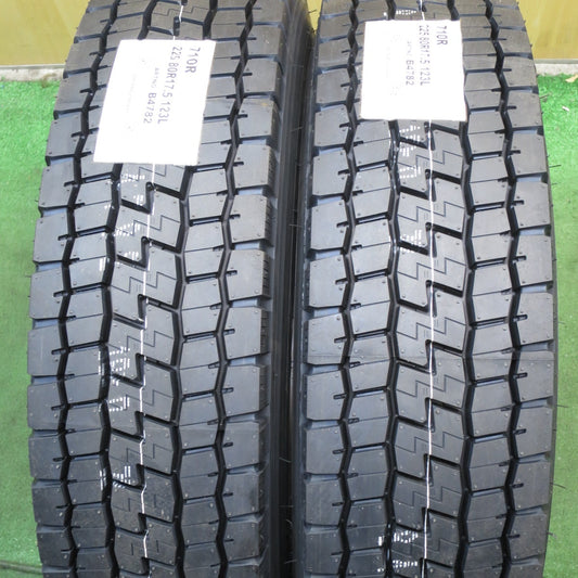 *送料無料* 未使用！24年★トラック タイヤ 225/80R17.5 123/122L ヨコハマ 710R ミックス 17.5インチ★4033012KKスタ