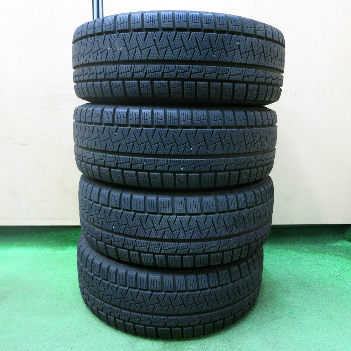 [送料無料] バリ溝！21年！8.5分★レガシィ等 205/55R16 スタッドレス ピレリ アイスアシンメトリコ プラス La-Strada Tirado@ 阿部商会 PCD100/5H★4101802SYス