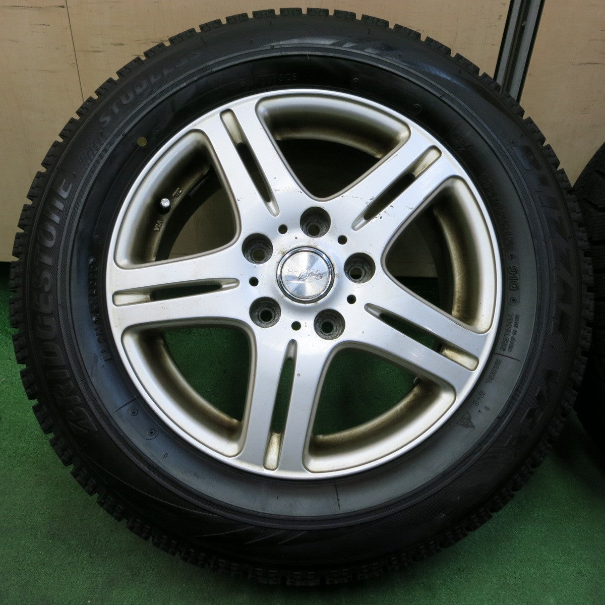 *送料無料* バリ溝！20年！9.5分以上★スタッドレス 195/65R15 ブリヂストン ブリザック VRX DUFACT DF5 デュファクト 15インチ PCD114.3/5H★4050502IMス