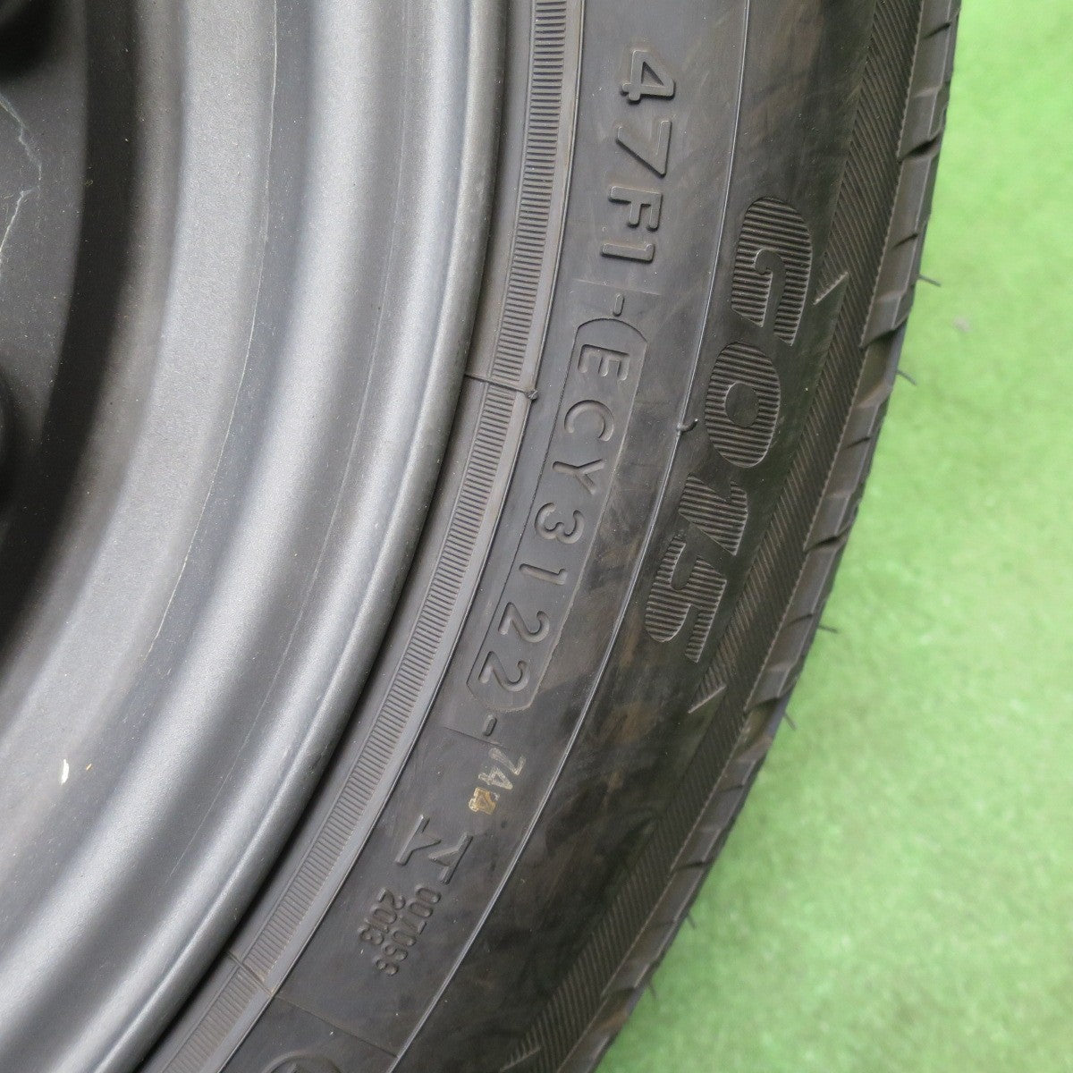 [送料無料] バリ溝！22年！キレイ！9.5分！1本★DEAN COLORADO 215/60R16 ヨコハマ ジオランダー A/T G015 ディーン コロラド 16インチ PCD112 120/5H マルチ★5031103Hノ