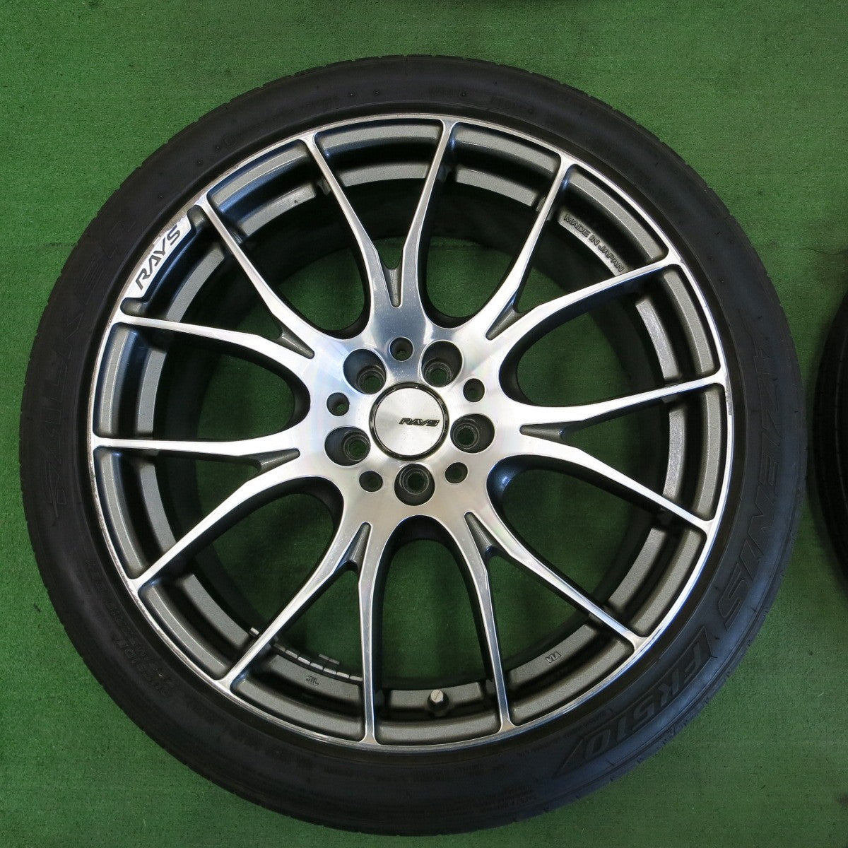 *送料無料* 4本★RAYS HOMURA 2X7 225/45R19 ファルケン アゼニス FK510 レイズ ホムラ PCD100/5H★4061402ナノ