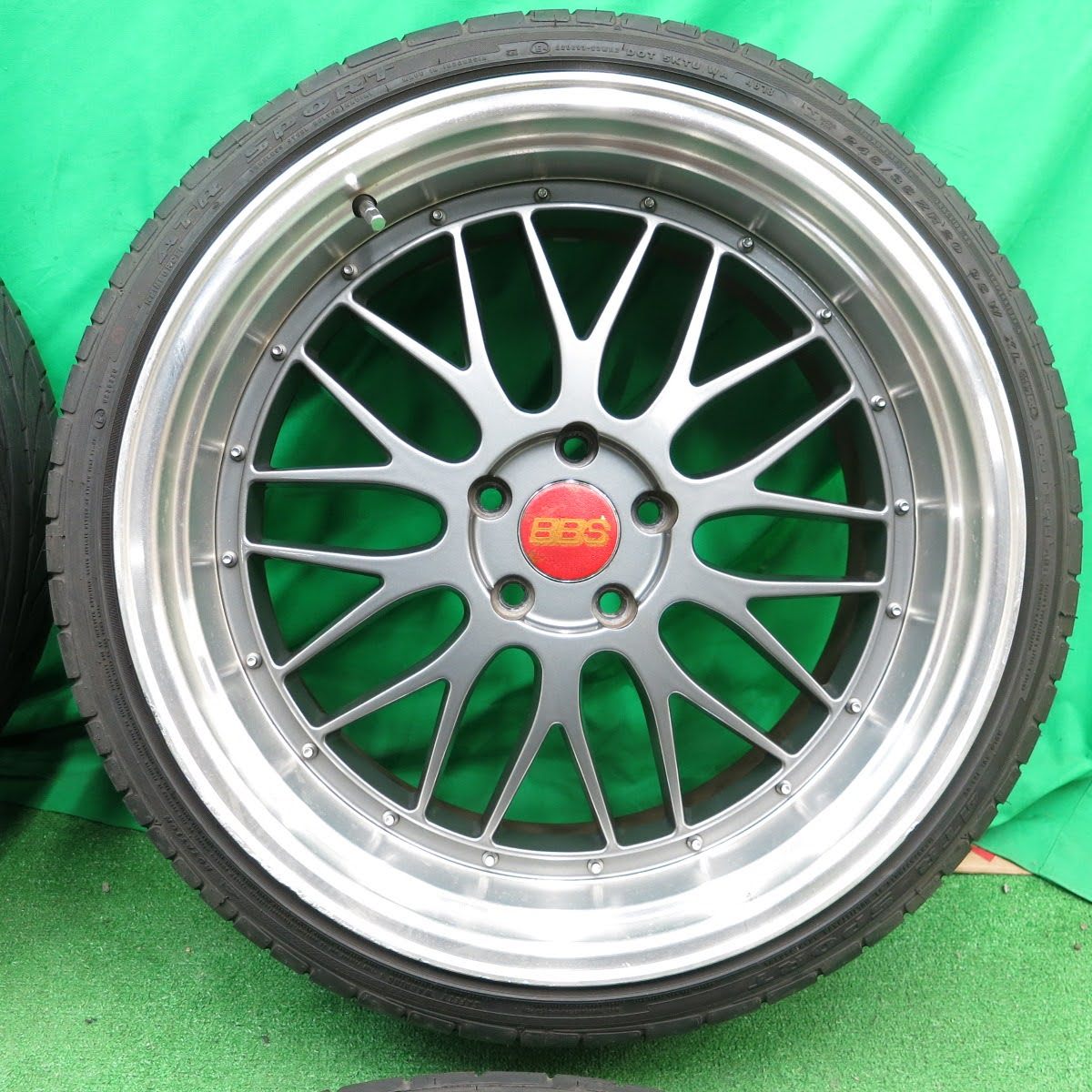 *送料無料* バリ溝！9分★BBS LM タイプ 245/35R20 ATR SPORT ECOTECH ピンソ SP91 20インチ PCD114.3/5H★4042304ナノ