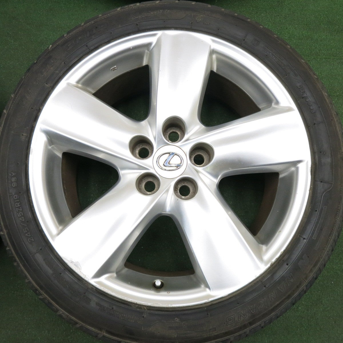 *送料無料* 4本価格★レクサス LS460 LS600 純正 245/45R19 ナンカン ウルトラスポーツ NS-2 19インチ  PCD120/5H★4032413HAノ