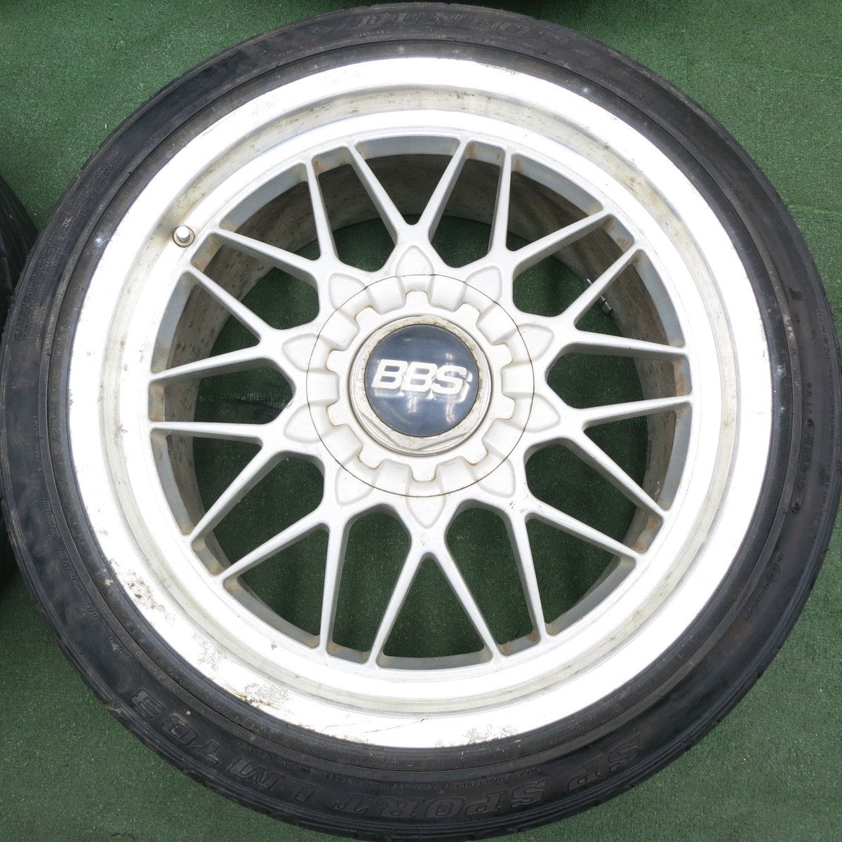 *送料無料* バリ溝！9.5分★BBS RG145 RG192 225/45R18 ダンロップ SPスポーツ LM703 18インチ PCD114.3/5H★4070902HAノ