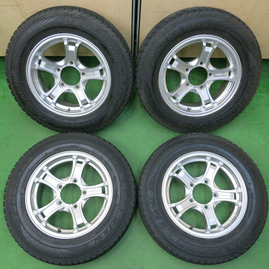 *送料無料* 4本価格★ジムニー 等 KEELER 175/80R16 スタッドレス ヨコハマ ジオランダー i/T-S キーラー 16インチ PCD139.7/5H★4042802イス