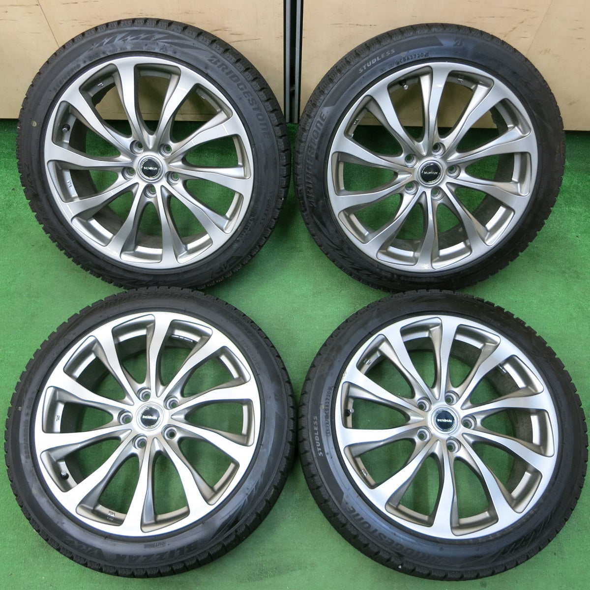 *送料無料* バリ溝！20年！9分★スタッドレス 225/45R18 ブリヂストン ブリザック VRX2 BALMINUM バルミナ 18インチ PCD114.3/5H★4051804イス