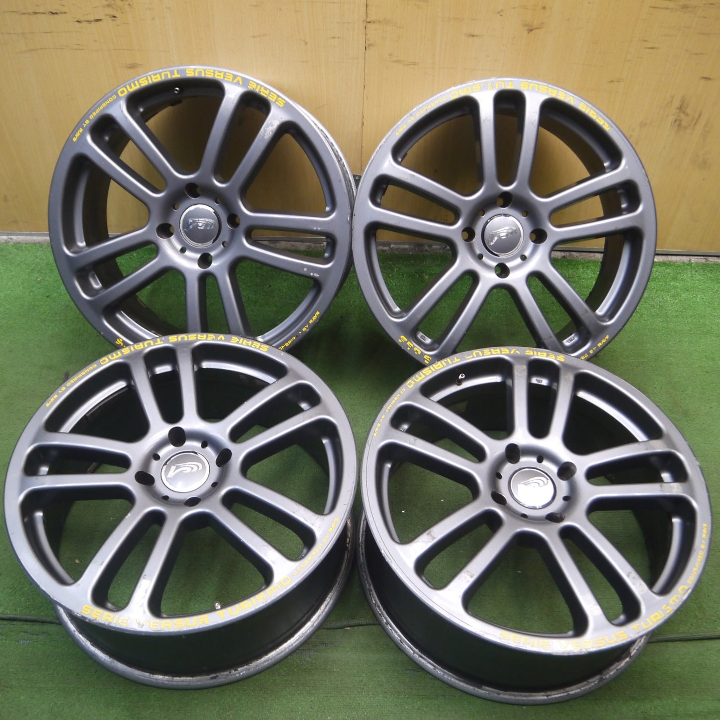 *送料無料* 4本価格★RAYS VERSUS TURISMO SPADA レイズ ベルサス ツーリズモ スパーダ 18インチ ホイール 18×7.5J PCD114.3/4H★4052103Hホ