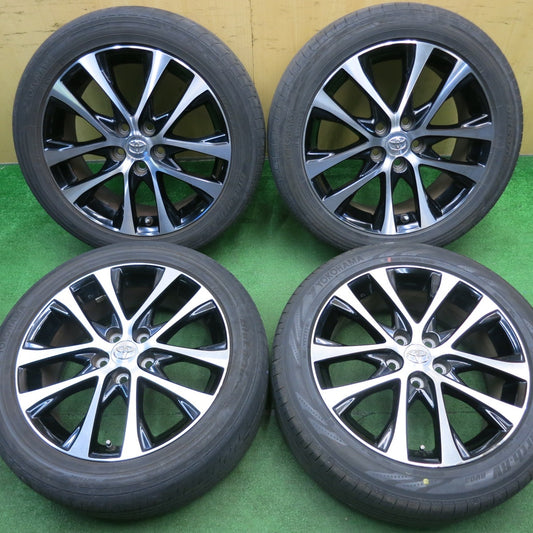 バリ溝！24年！9.5分★トヨタ 50系 エスティマ 純正 225/50R18 ヨコハマ BluEarth-RV RV03 BluEarth-XT AE61 18インチ PCD114.3/5H★5050407NJノ
