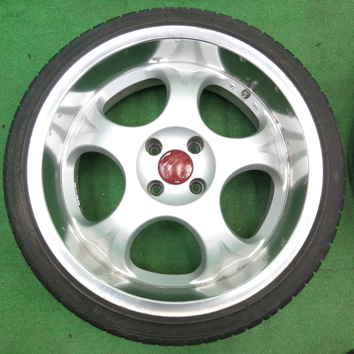 *送料無料* バリ溝！22年！9分★195/40R17 サイルン ATREZZO ZSR BEO ベオ 17インチ PCD100/4H★4050807ナノ