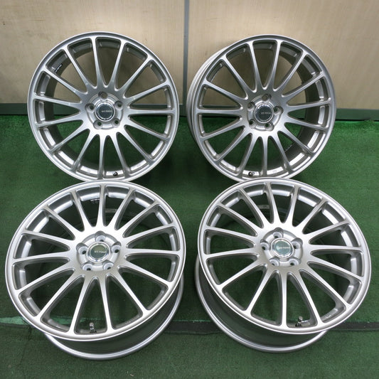 *送料無料* キレイ★ECO FORME エコフォルム ホイール 18インチ 18×7.5J PCD100/5H★4060502NJホ