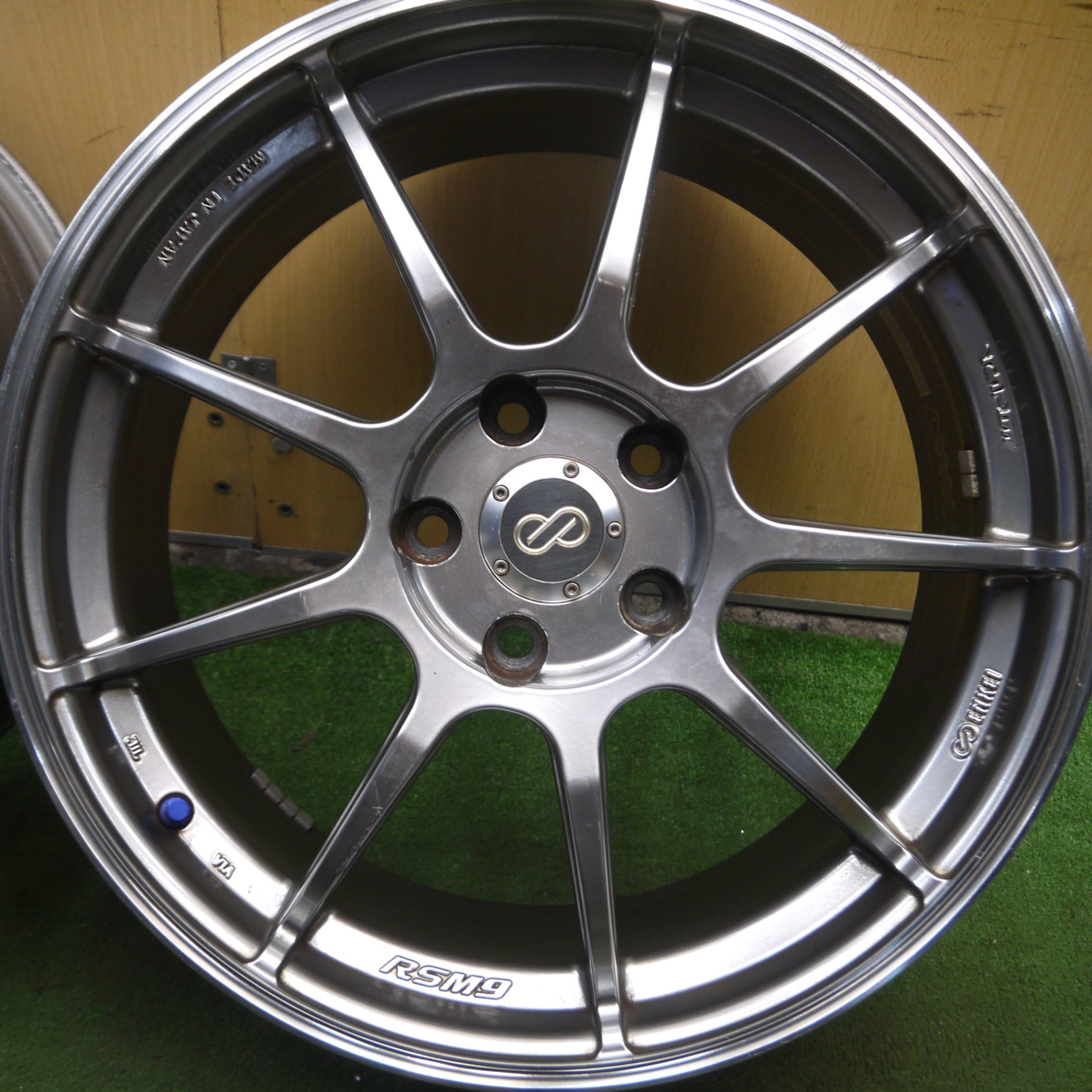 *送料無料* 4本価格★ENKEI RSM9 ホイール 18インチ エンケイ 18×7.5J PCD112/5H★4041211Hホ