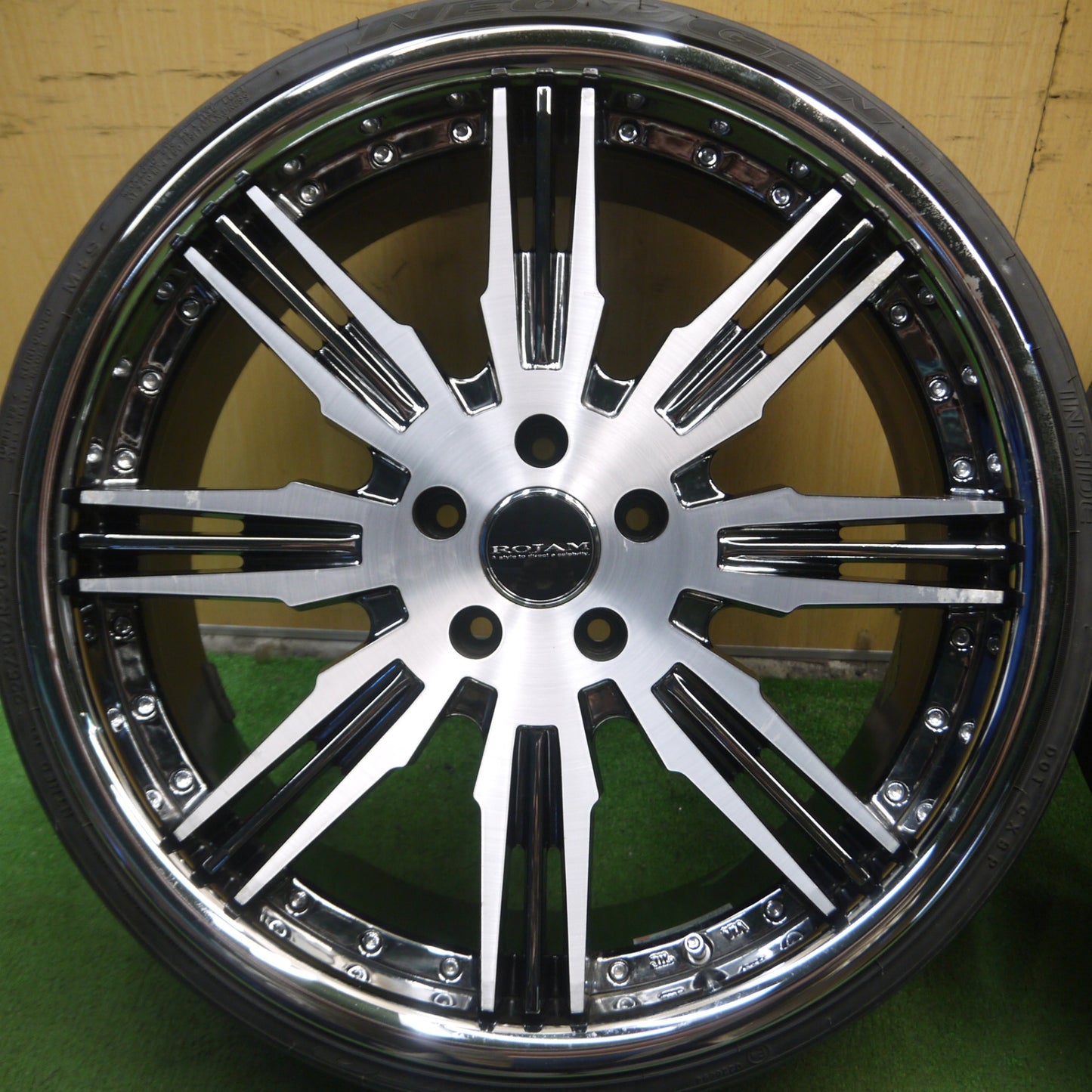 *送料無料* 2本価格★ROJAM 225/30R20 デリンテ サンダー D7 ニットー NEO テク GEN ロジャム 20インチ PCD114.3/5H★4040107Hノ