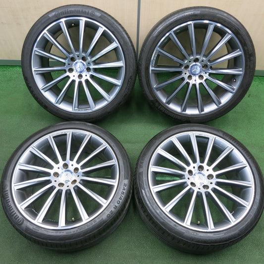 *送料無料* 4本価格★ベンツ Sクラス W222 純正 AMG 245/40R20 275/35R20 コンチネンタル コンチスポーツコンタクト5P PCD112/5H★4040906TNノ