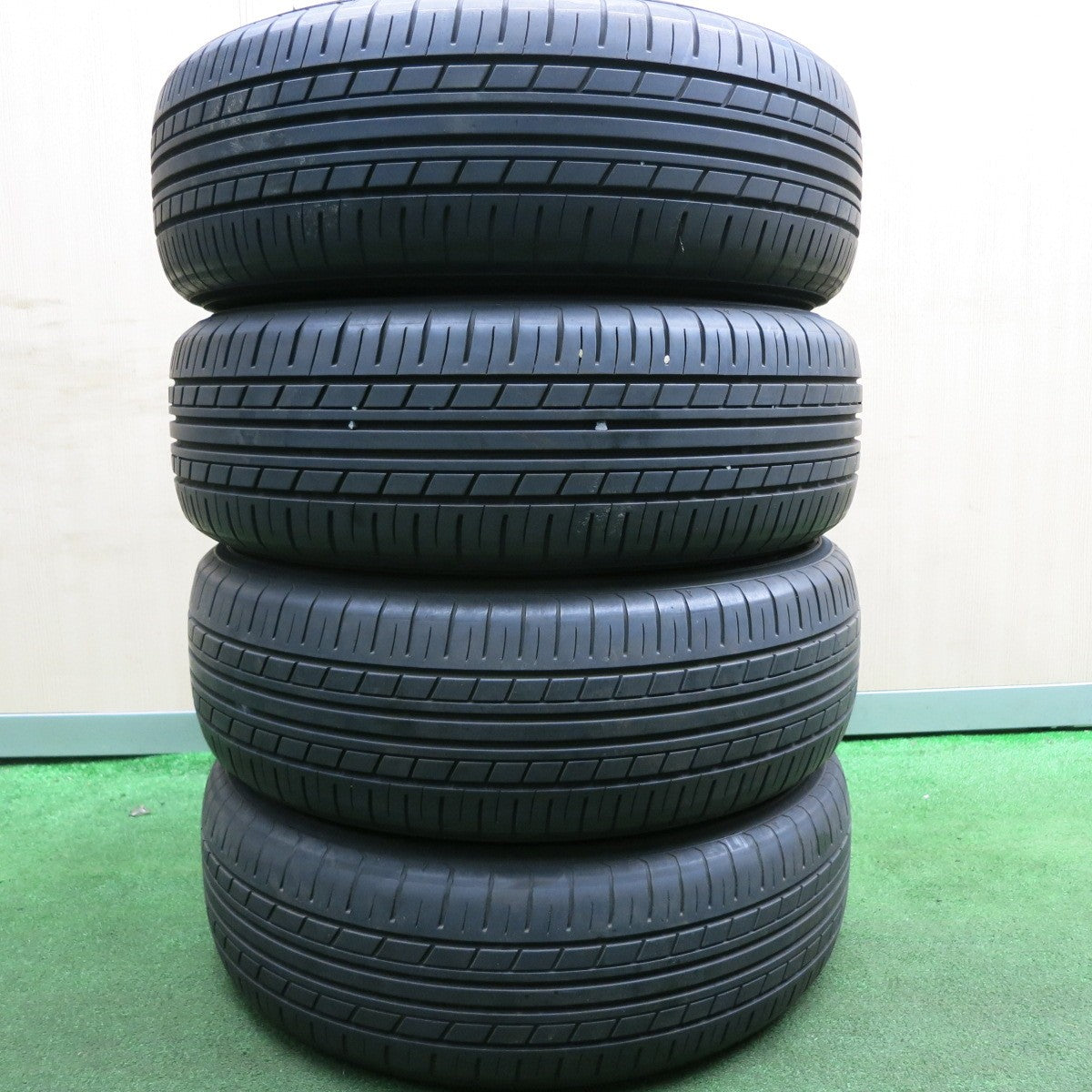 *送料無料* 4本価格★トヨタ 30系 プリウス 純正 195/65R15 ヨコハマ エコス ES31 15インチ PCD100/5H★4042102HAノ