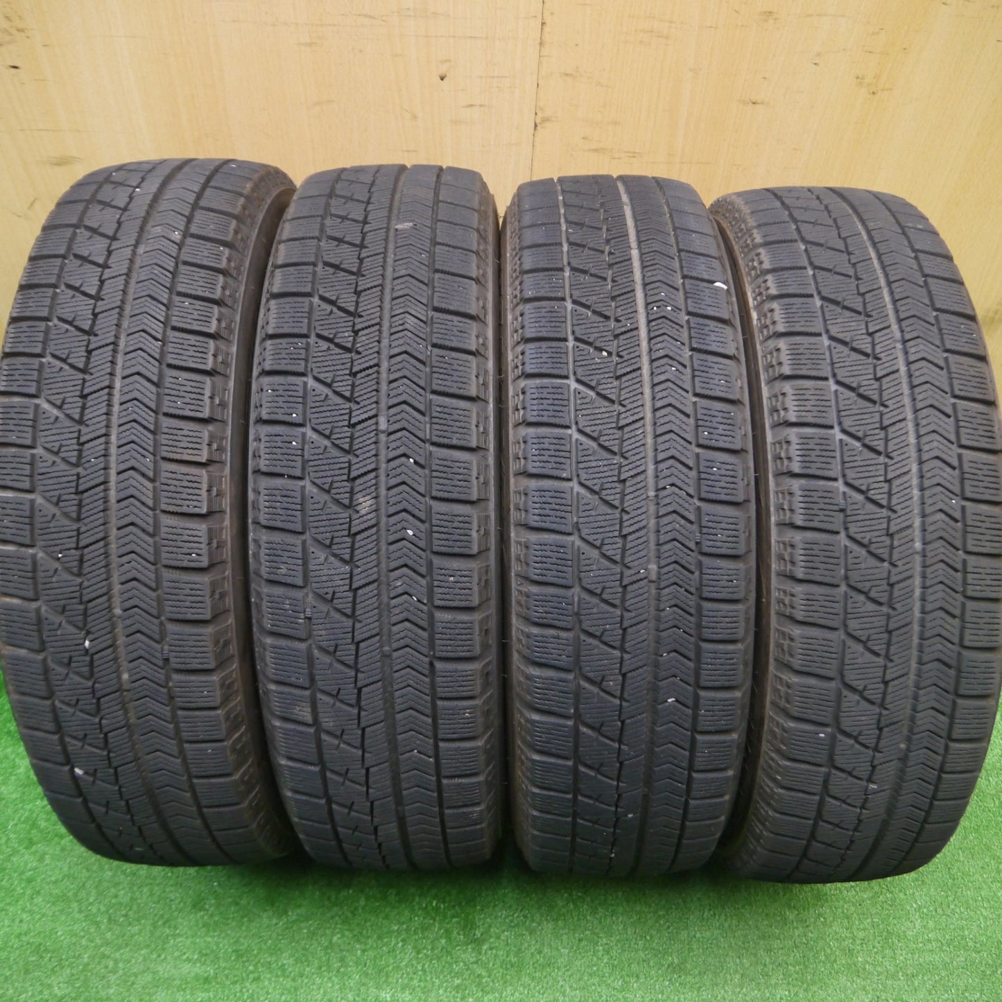 *送料無料* 4本価格★スタッドレス 155/65R14 ブリヂストン ブリザック VRX PREO プレオ 14インチ PCD100/4H★4090606Hス