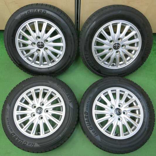 *送料無料* バリ溝！20年！綺麗！9分★トヨタ 80系 ヴォクシー ノア 純正 195/65R15 スタッドレス ヨコハマ アイスガード iG50 プラス 15インチ PCD114.3/5H★4042706イス