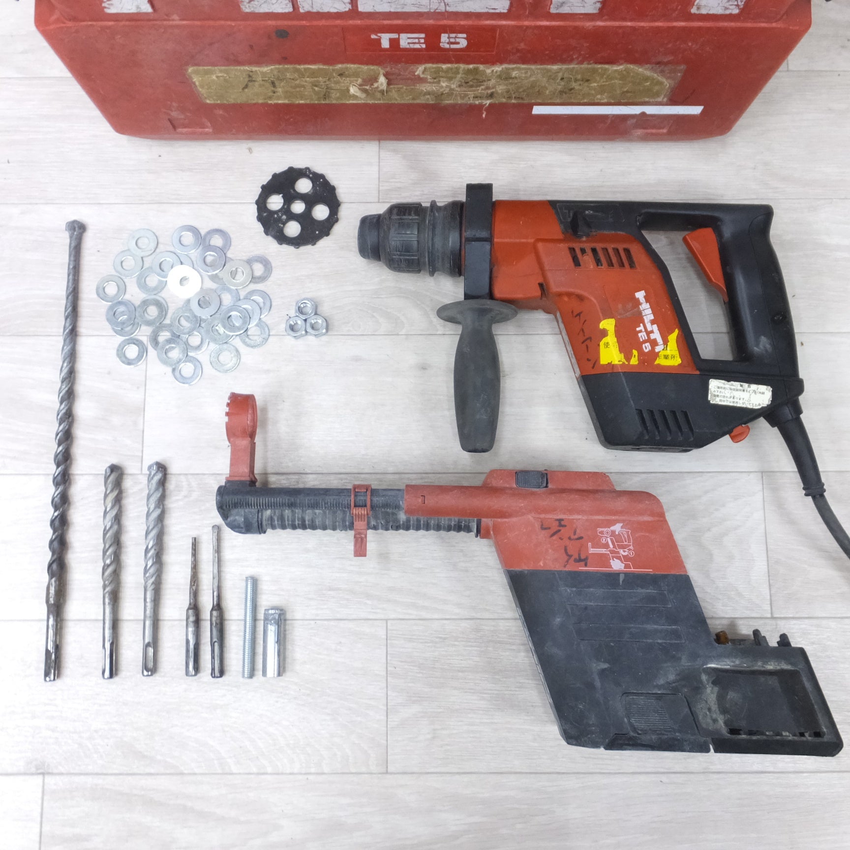 送料無料] 付属品多数◇ヒルティ HILTI ハンマ ドリル 100V TE5 集じん システム TE5-DRS セット ケース ビット |  名古屋/岐阜の中古カー用品・工具の買取/販売ならガレージゲット