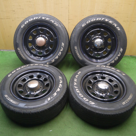 *送料無料* 4本価格★ハイエース 等 DAYTONA 215/65R16 グッドイヤー イーグル #1 ホワイトレター デイトナ 16インチ PCD139.7/6H★4051503Hノ