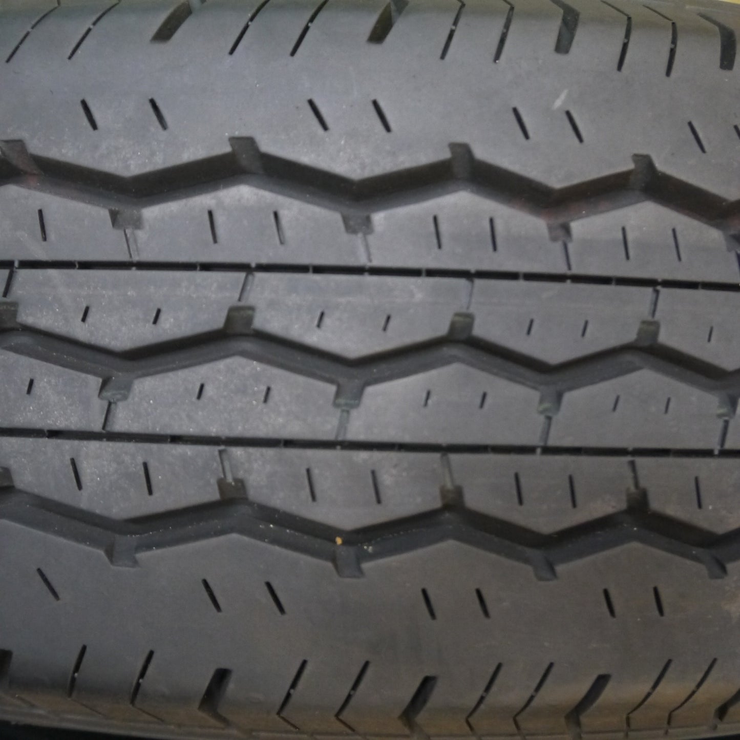 *送料無料* バリ溝！22年！9.5分★195/80R15 107/105N ブリヂストン エコピア RD613 タイヤ 15インチ ハイエース キャラバン 等★4040508Hノタ