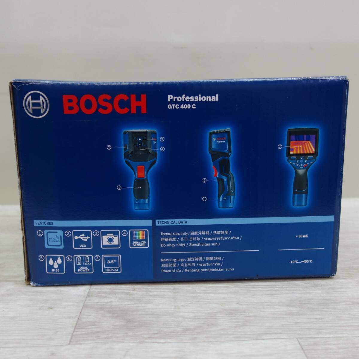 [送料無料] 美品☆BOSCH 赤外線 サーモグラフィー GTC400C 3 601 K83 150 ボッシュ☆