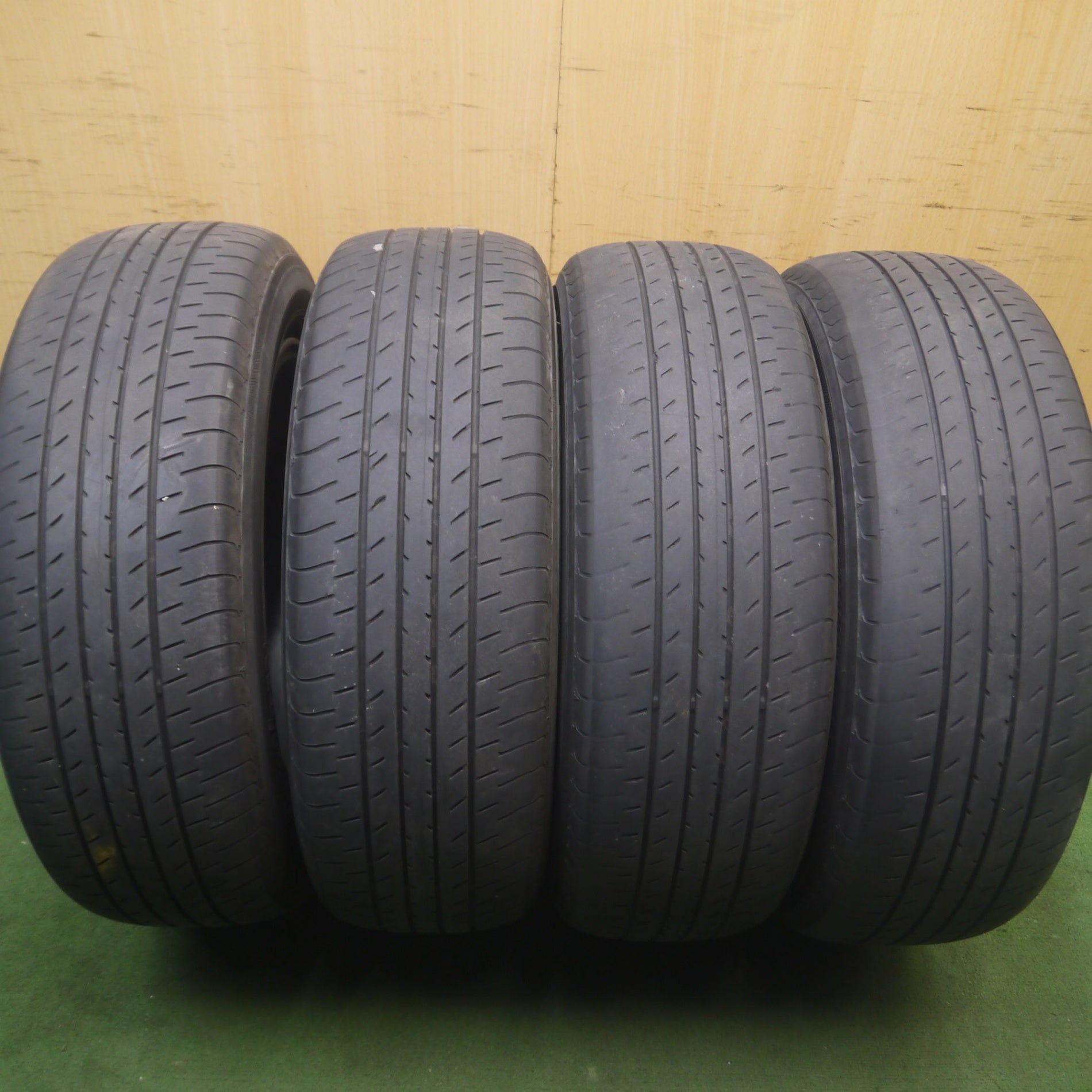 *送料無料* 4本価格！21年★トヨタ 30系 アルファード ヴェルファイア 純正 225/60R17 ヨコハマ ブルーアース E51  PCD114.3/5H★4071903Hノ