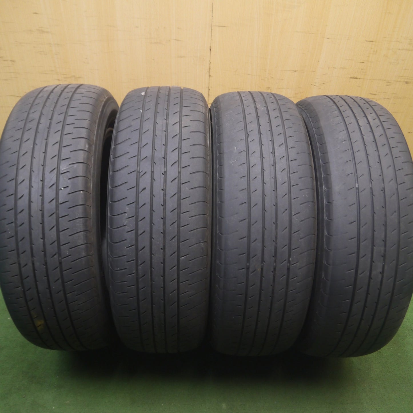 *送料無料* 4本価格！21年★トヨタ 30系 アルファード ヴェルファイア 純正 225/60R17 ヨコハマ ブルーアース E51 PCD114.3/5H★4071903Hノ