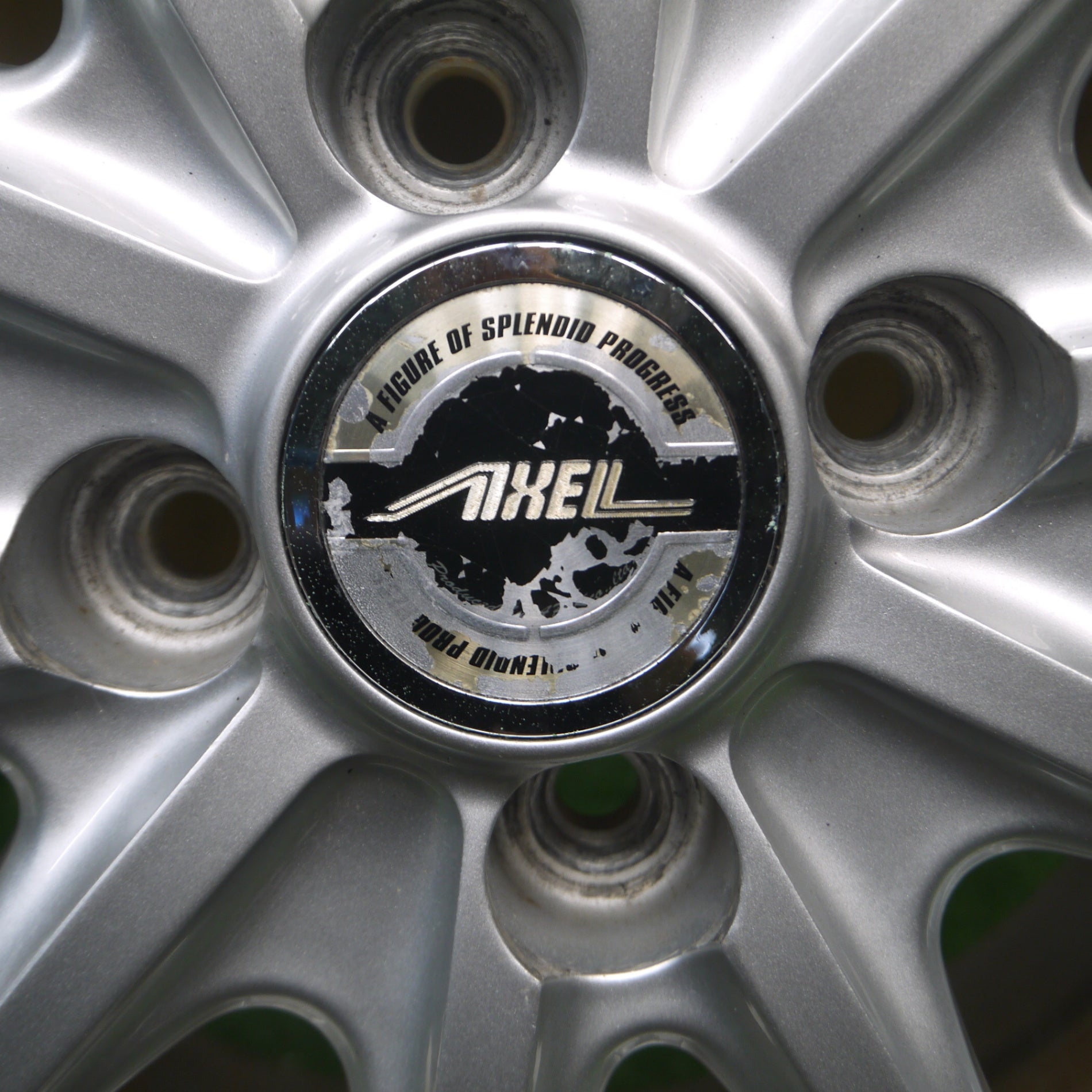 *送料無料* バリ溝！9分★スタッドレス 165/70R14 ダンロップ ウインターマックス WM01 AXEL weds アクセル 14インチ  PCD100/4H★4072902Hス