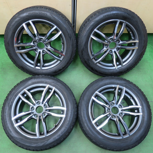 [送料無料] キレイ★BMW 等 MAK MFF 225/55R17 スタッドレス ノキアン ハッカペリッタ R2 FRT 17インチ PCD120/5H★4121409イス