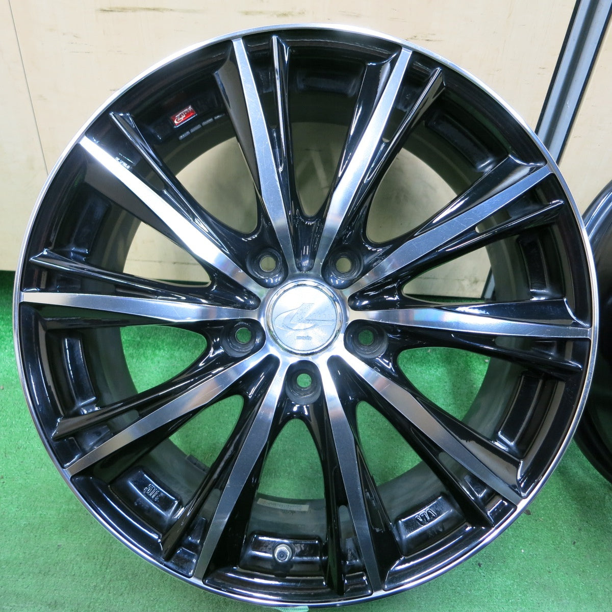 [送料無料] 空気圧センサー付き★レクサス等 LEONIS WX weds レオニス 17インチ ホイール 17×7J PCD114.3/5H★4092613SYホ