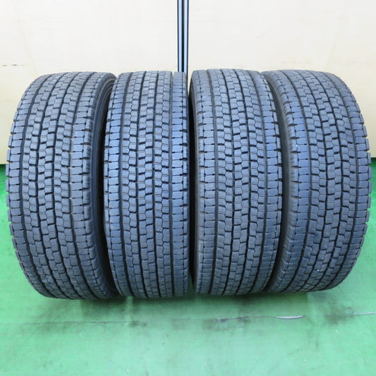 *送料無料* バリ溝！23年！9分★トラック タイヤ 245/70R19.5 136/134J スタッドレス ブリヂストン W999 19.5インチ★4080205イスタ