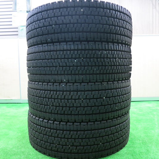 *送料無料* バリ溝！23年！9.5分★トラック タイヤ 265/70R19.5 140/138J スタッドレス ブリヂストン W999 19.5インチ★4080607HAスタ