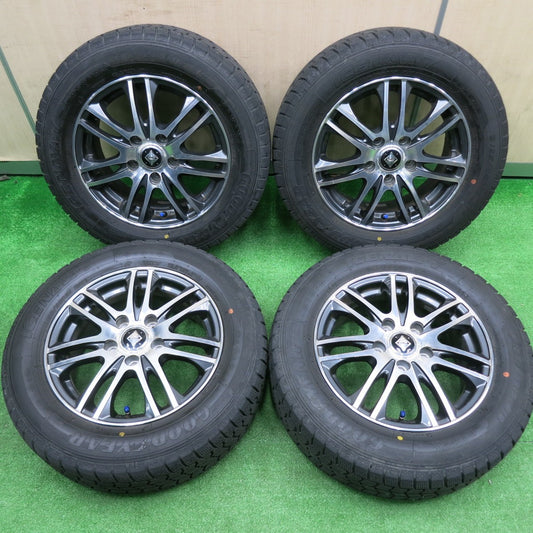 [送料無料] バリ溝！20年！8.5分★スタッドレス 195/65R15 グッドイヤー アイスナビ7 RiZLEY ライツレー 15インチ PCD114.3/5H★4100603HAス