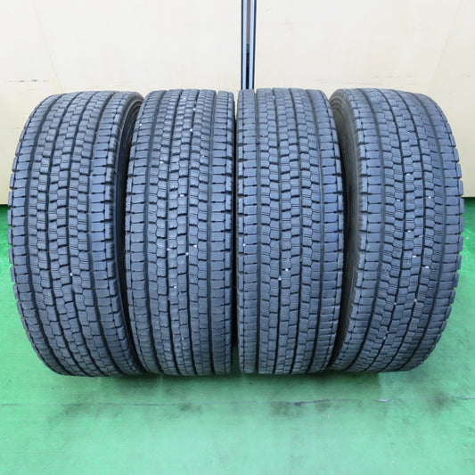 *送料無料* バリ溝！22年！9分★トラック タイヤ 245/70R19.5 136/134J スタッドレス ブリヂストン W999 19.5インチ★4061711イスタ