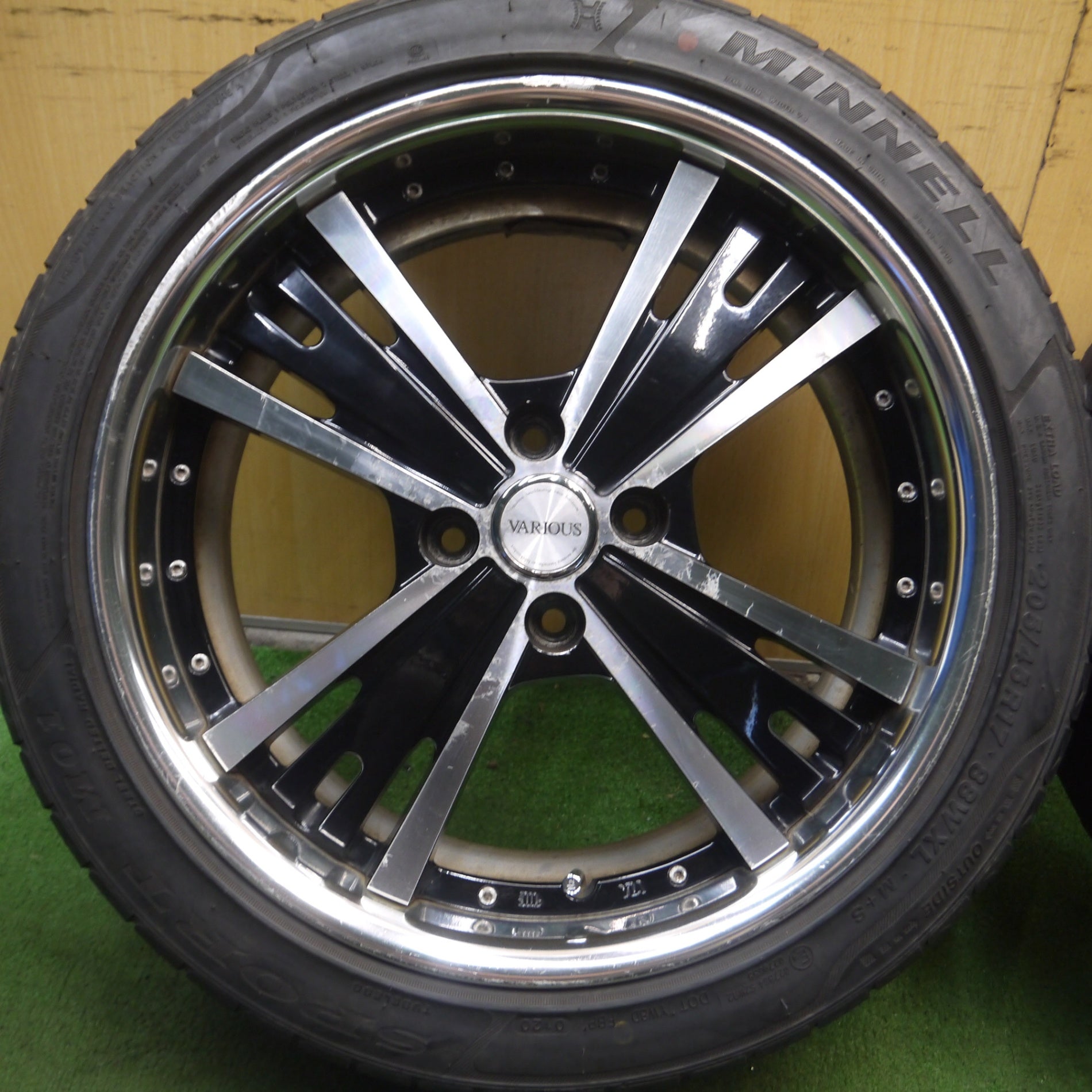 送料無料* バリ溝！22年！9.5分☆VARIOUS 205/45R17 215/35R17 ミンネル スポーツ M01 サイルン ATR |  名古屋/岐阜の中古カー用品・工具の買取/販売ならガレージゲット