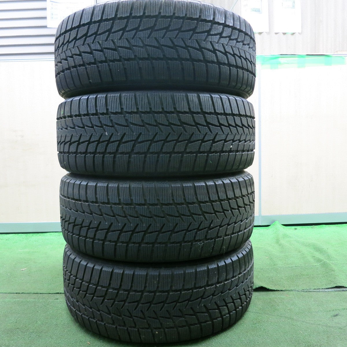 *送料無料* バリ溝！ほぼ10分★日産 Y50 フーガ 純正 225/55R17 スタッドレス レーダー DIMAX ALPINE 17インチ PCD114.3/5H★4062603HAス