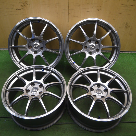 *送料無料* 4本価格★ENKEI RSM9 ホイール 18インチ エンケイ 18×7.5J PCD112/5H★4041211Hホ