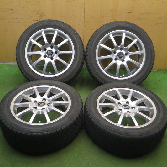 *送料無料* キレイ★ボルボ等 SPORT TECHNIC 205/55R16 スタッドレス グッドイヤー アイスナビ ZEA2 スポーツテクニック PCD108/5H★4052209Hス